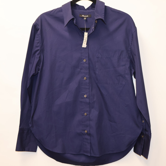 Women's Madewell Button-Up Shirt Size S Blue - Picture 15 of 16